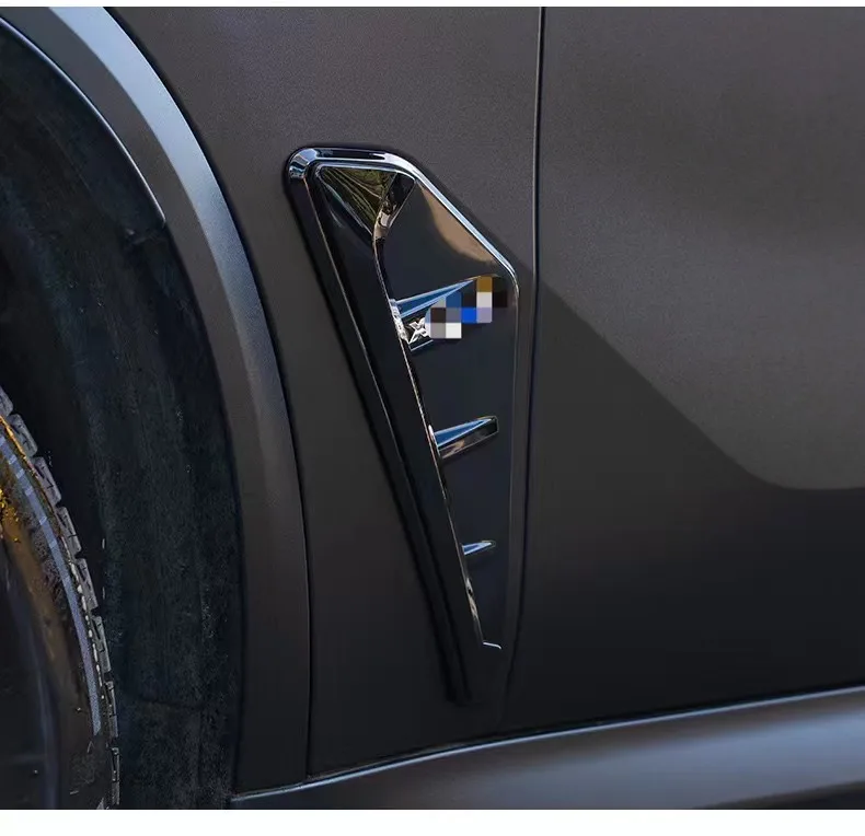 

Глянцевая черная накладка на крыло для BMW 2019-21 X5 X5M G05 F95, крышка вентиляционных отверстий