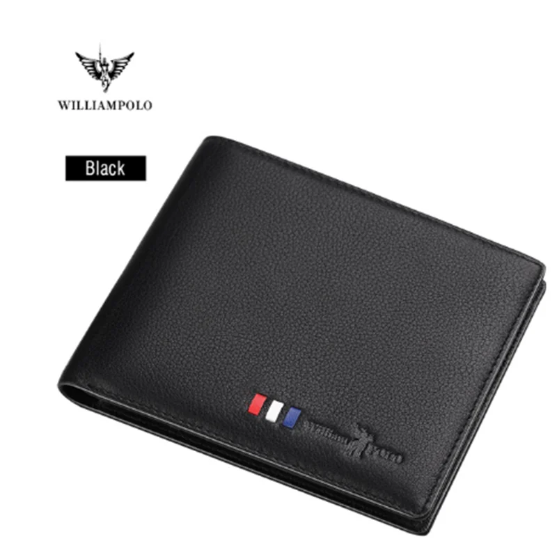 2022 Wallet men Driver's license Men's wallet men's short business thickening large capacity youth real pickup wallet WILLIMAPOL