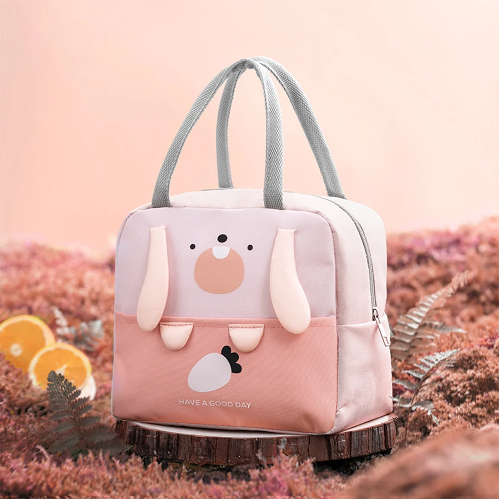 

Cartoon Large Capacity Lunch Bag Child Convenient Lunch Bag For School Office Working