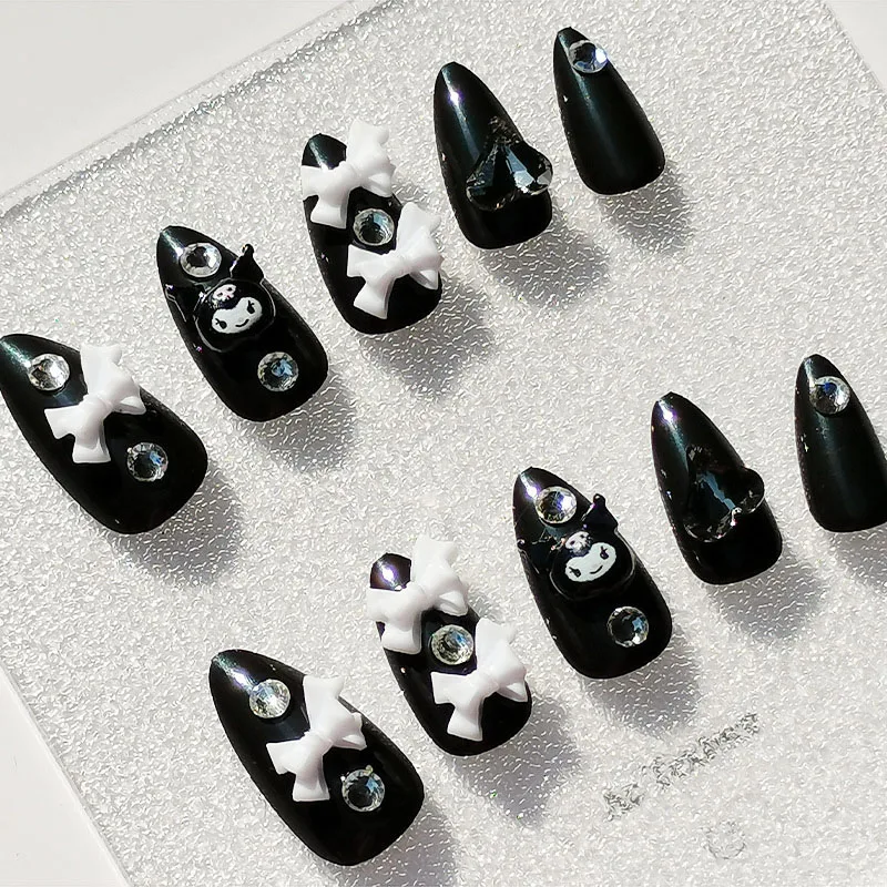 Sanrioed Kuromi – faux ongles Y2K en forme d'épice millenium pour fille  Patch de bricolage  produit