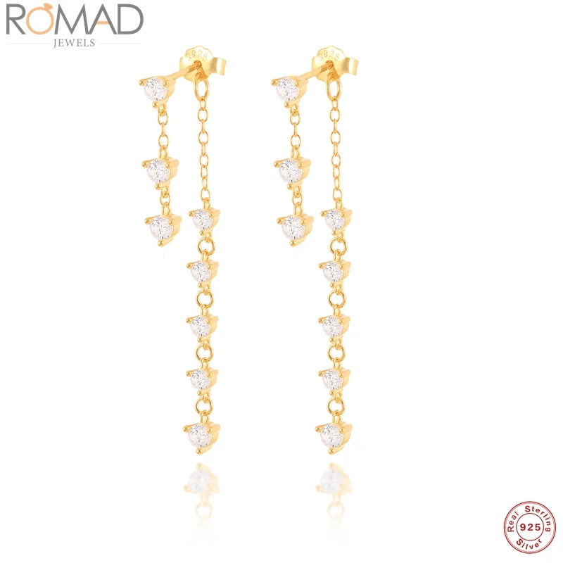 

Женские серьги-гвоздики из серебра 925 пробы с кисточками