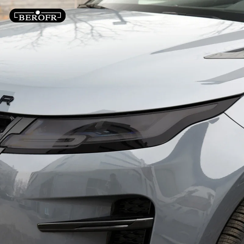 Для Range Rover Evoque L551 L538 2012-On тонировка автомобильной фары Черная защитная пленка