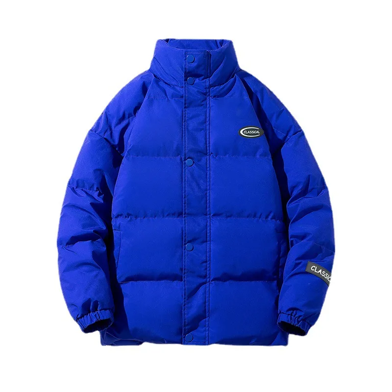 Stand-up Collar Winter Loose Cotton-padded Jacket Men's and Women's Bread Clothes Thickened Warm Couple's Cotton-padded Jacket