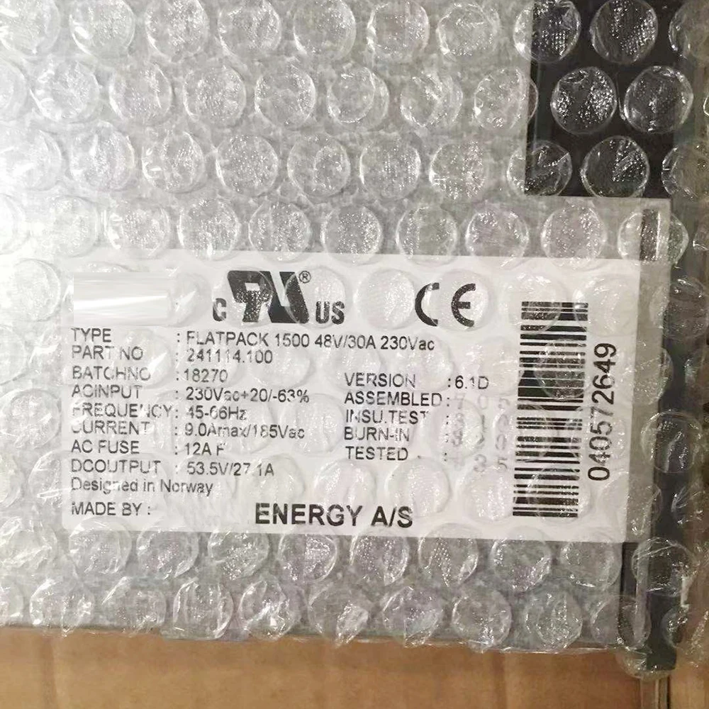 For Eltek Switching Power Supply FLATPACK 1500 48V/30A 230Vac 241114.100