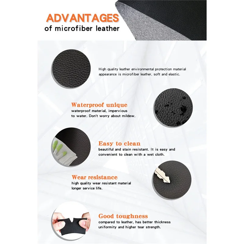 

Подлокотник с центральным контролем автомобиля, кожаный чехол, наклейка, отделка для Nissan Teana Altima 2013-2018, черный