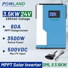 3500 Вт MPPT гибридный солнечный инвертор 24 В 220 В а чистая Синусоидальная волна Солнечный контроллер заряда 50 Гц 60 Гц автономный инвертор с Wi-Fi