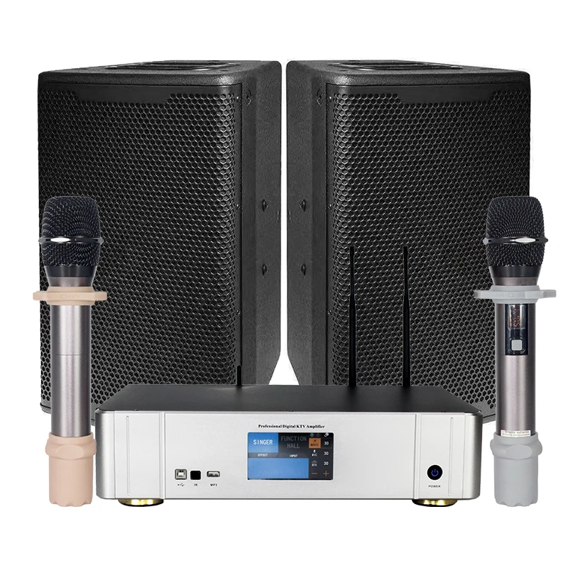 

Sinbosen Wireless microphone power amplifier speaker home theater system