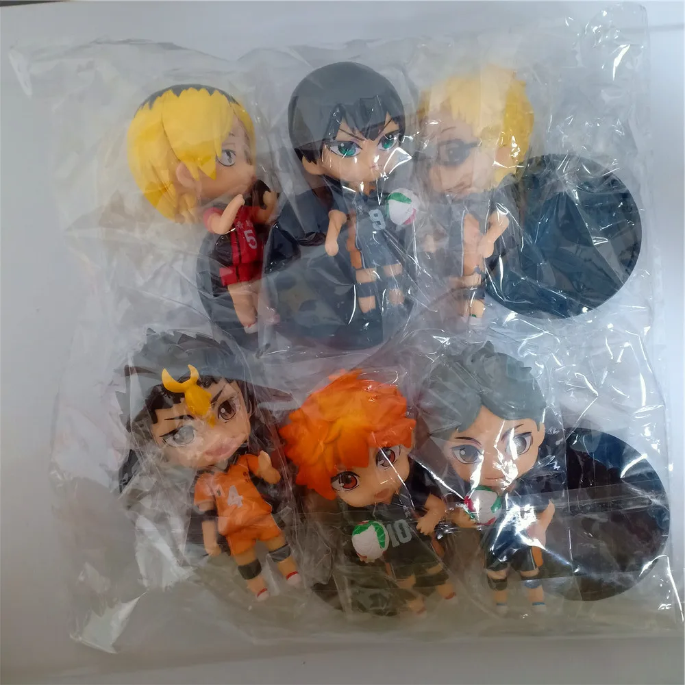 Фигурка Аниме 6 шт./лот Haikyuu фигурка Кей цукисисима Ushijima Wakatoshi Kozume Kenma игрушки-куклы