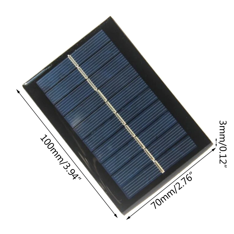 1 ватт 5 вольт солнечная панель высокоэффективный модуль PV Power Гибкая домашняя |