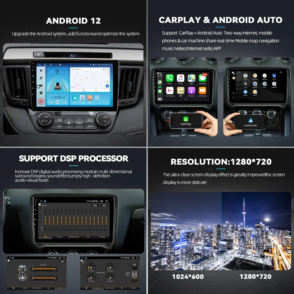 Автомобильный радиоприемник Android 12 мультимедийная аудиосистема для Chevrolet Silverado