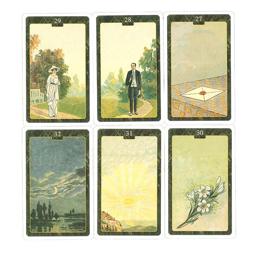 Новые карты для ТАРО Lenormand с колодой испанским языком французские итальянские