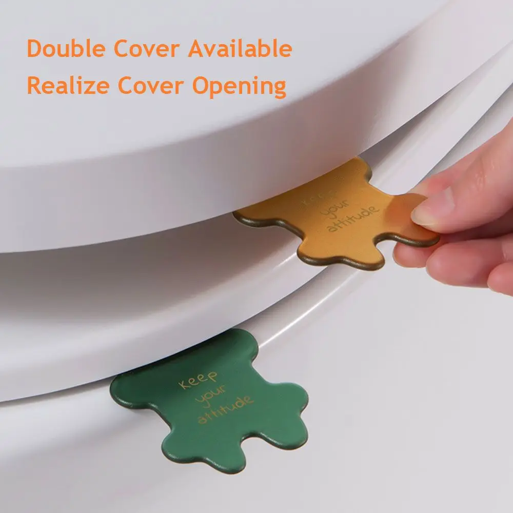 

Home Toilet Portable Cartoon Flip Lid Lifter Handle Toilet Seat Cover