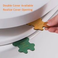 home toilet portable cartoon flip lid lifter handle toilet seat cover