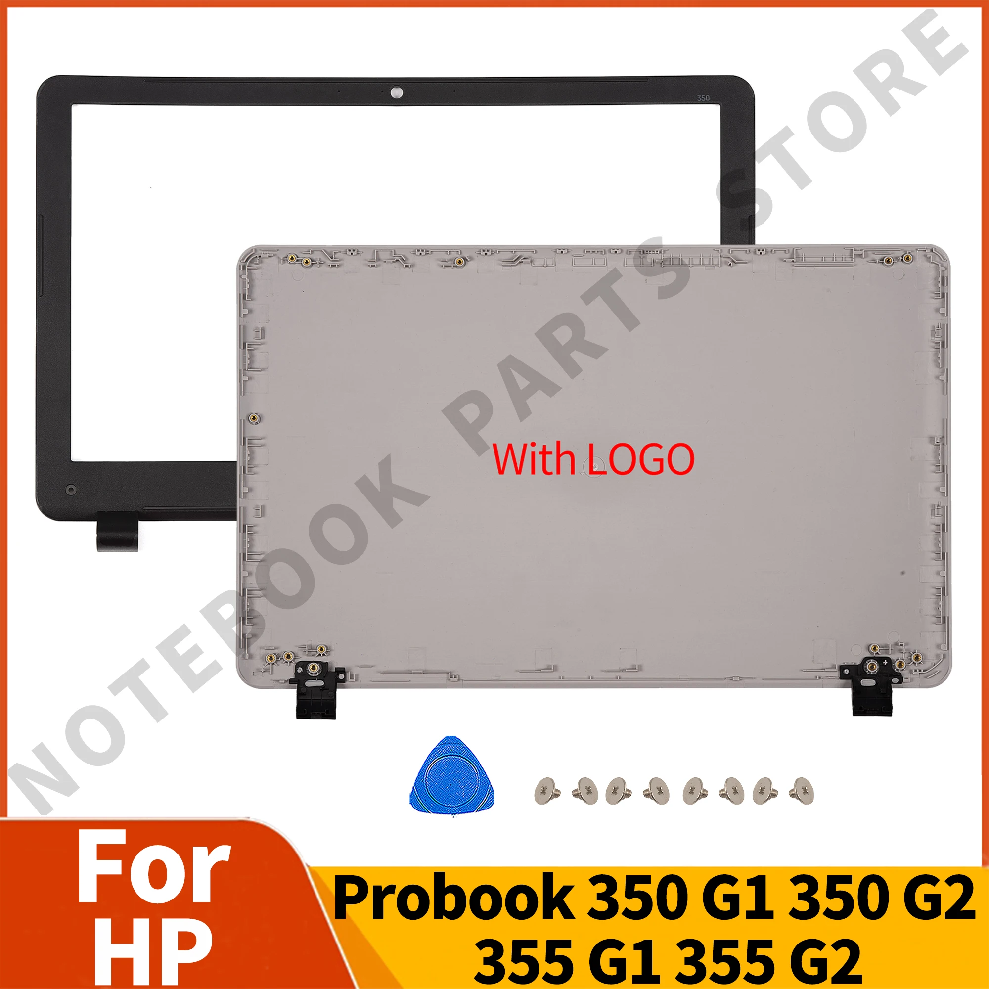 

New Notebook Parts For HP Probook 350 G1 350 G2 355 G1 355 G2 LCD Back Cover Front Bezel Laptop Case Replacement