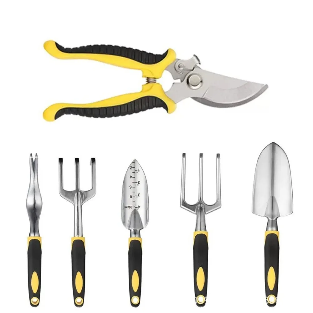 

Tool kit Pruning shears Aluminum alloy Rooter Large shovel Gardening tools Rake Small shovel