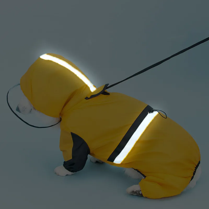 

Дождевик для собак Welsh Corgi, водонепроницаемая одежда для собак, дождевик, комбинезон, светоотражающая Одежда для собак, дождевик, наряд