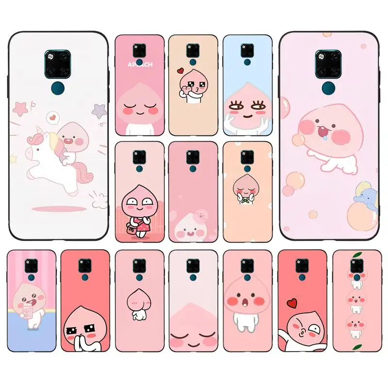 

Lovely Apeach Cacao Friend Phone Case for Huawei Mate 20 10 9 40 30 lite pro X Nova 2 3i 7se