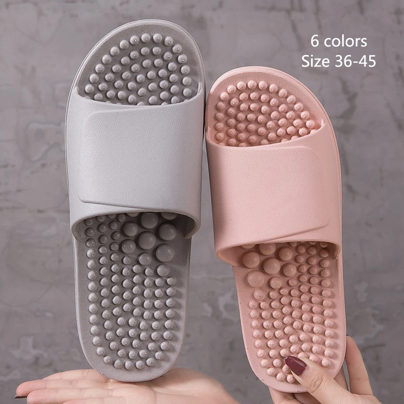 

Brand new Couple Slippers Unisex Shoes Indoor Home Soft Non-Slip Slippers Women Men Wear-Resistant Massage Comfortable Slippers