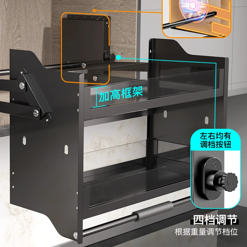 

Kitchen Wall Cupboard Lifting Basket Upper Cabinet Cabinet