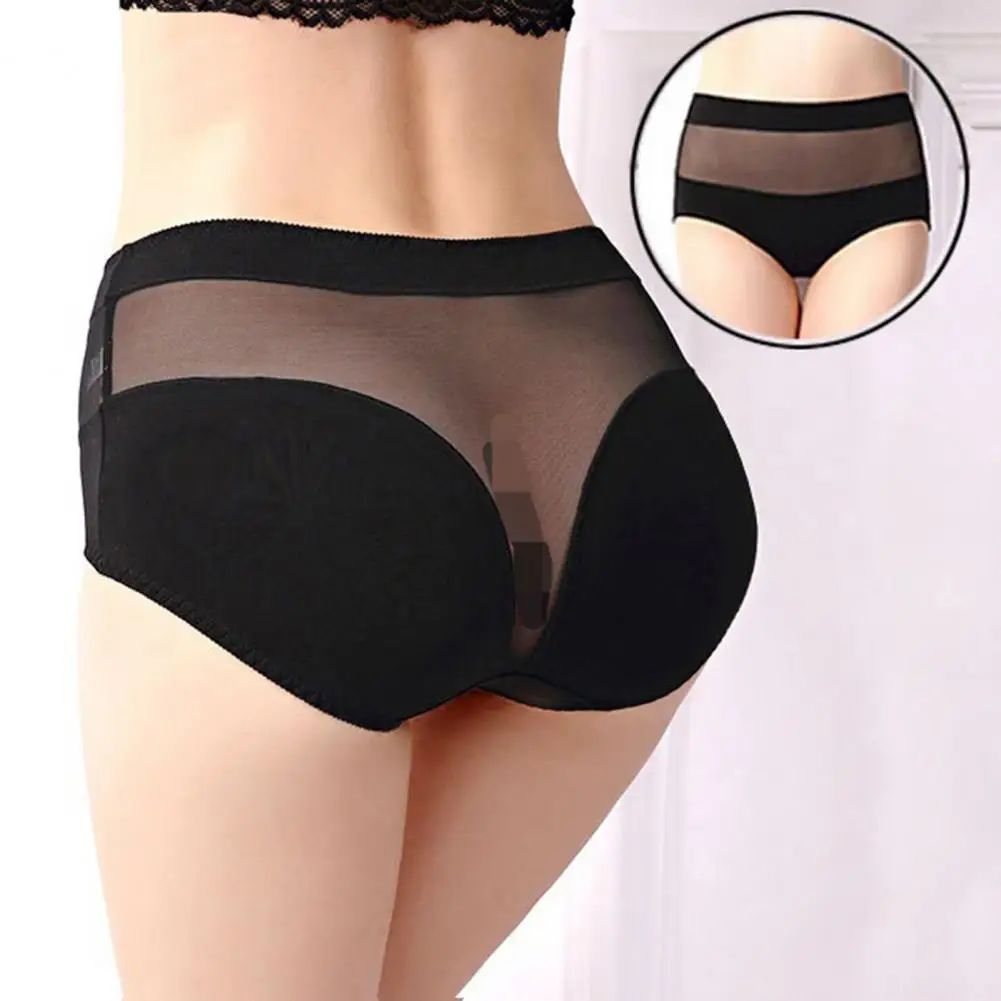 

Women Briefs Trendy High Waist Lady Panties Solid Color Anti-septic Women Underpants