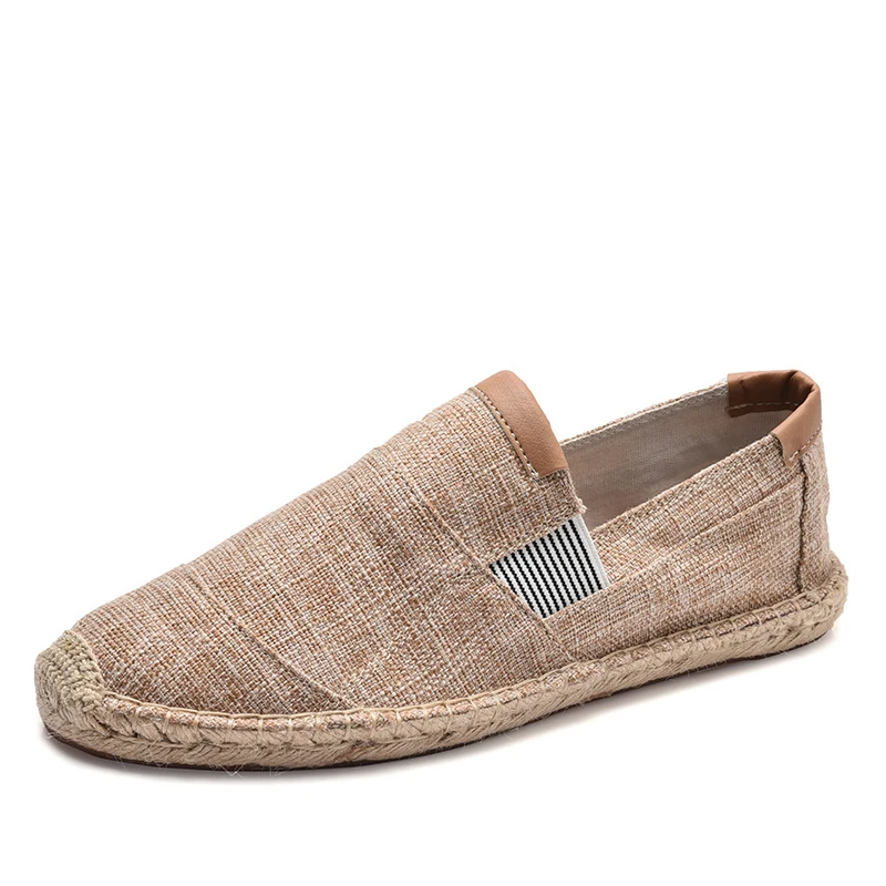 

SOLI2 Fashion Soft Slip on Espadrilles for Men Loafers Male Breathable Canvas Casual Shoes Newest Mens Shoes Men S8170-S8175