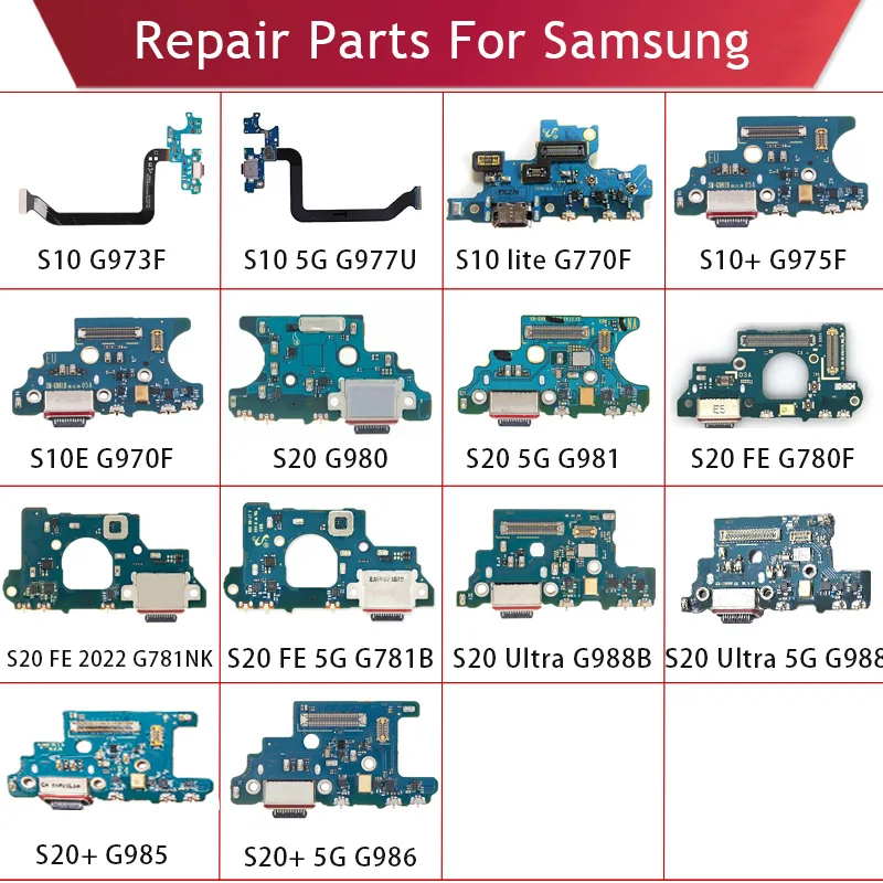 Фото USB-шлейф для зарядки Samsung S10 G973 G970 G975F S20 G980 S20 G980F 988B G981 S6 G920F G925F S7 G930F G935F S8 G950F G955F №1