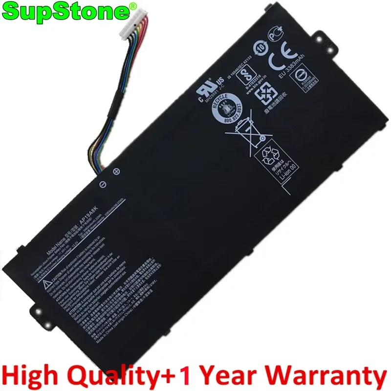 Фото SupStone AP19A8K Аккумулятор для ноутбука Acer Chromebook Spin 311 511 R752TN CP311-1H CP311-2H N17Q8 3ICP5/58/72 №1