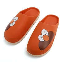 unisex slippers summer slides beach shoes outdoor indoor casual painted cartoon sandals couple slippers for men and women
