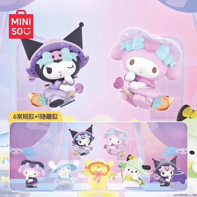 Подлинный Miniso Sanrio Волшебная история серии глухая коробка Kuromipacha собака нефрит