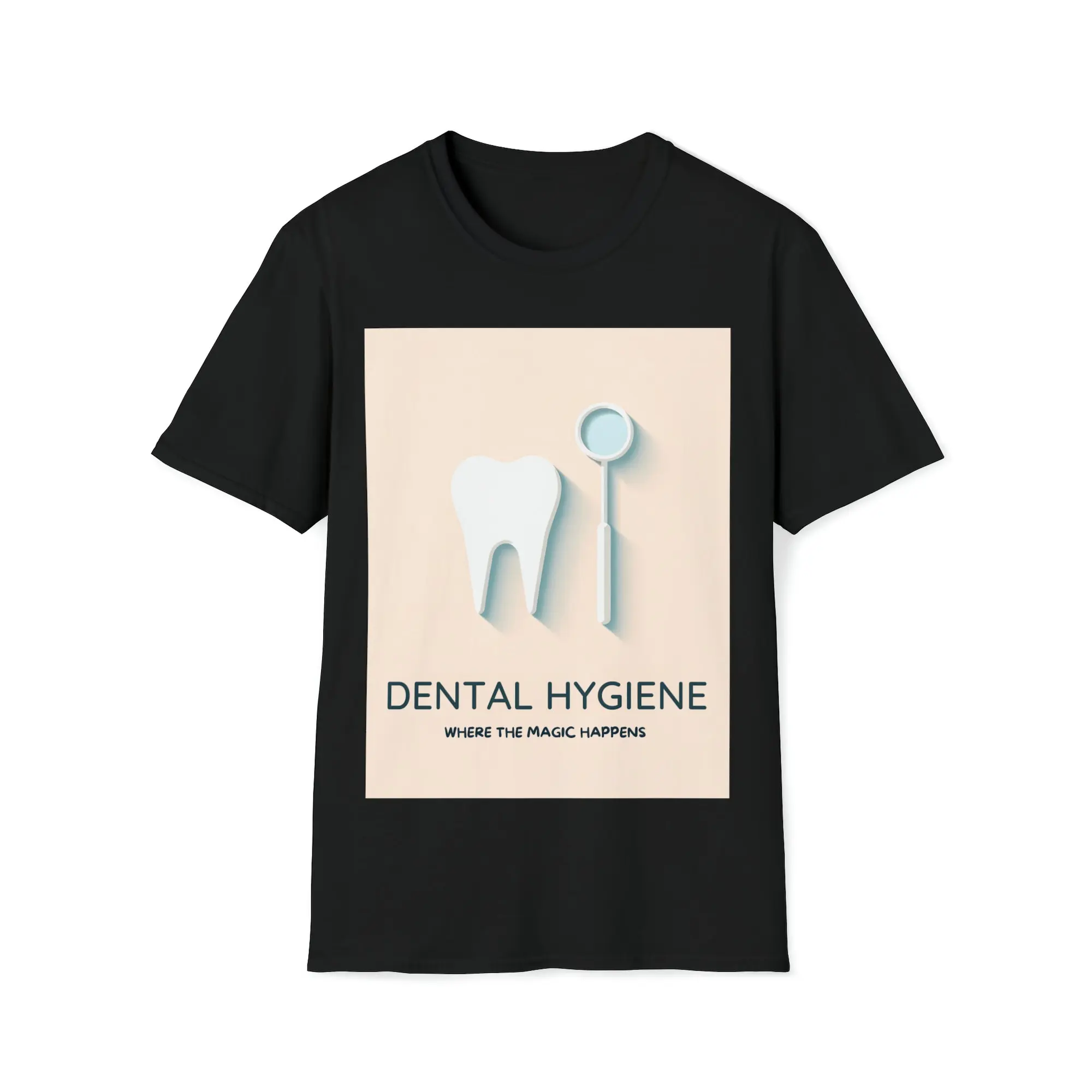 Стоматологическая гигиеническая футболка улучшающая моральный дух клиники для