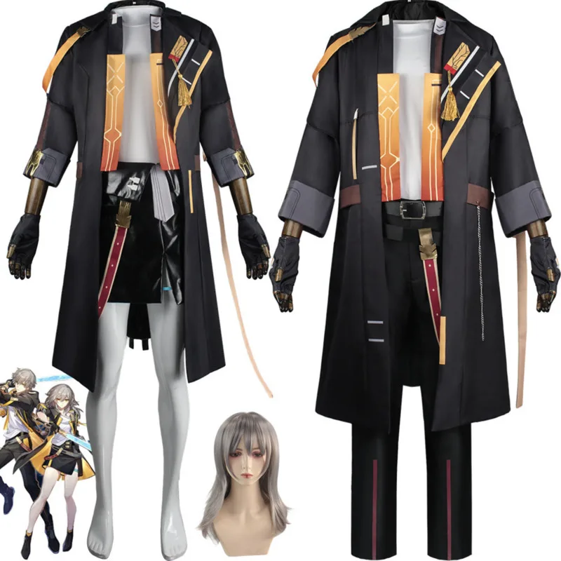 

Game Honkai Star Rail Trailblazer Female Protagonist Cosplay Costumes Anime Suit Fancy Outfit Wig Halloween Party Wig Same Model