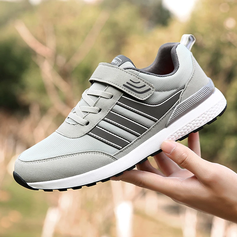 Mens Womens Casual Walking Shoes Soft-soled Non-slip Middle-aged and Elderly Sneakers Lightweight Mother Shoe Healthy