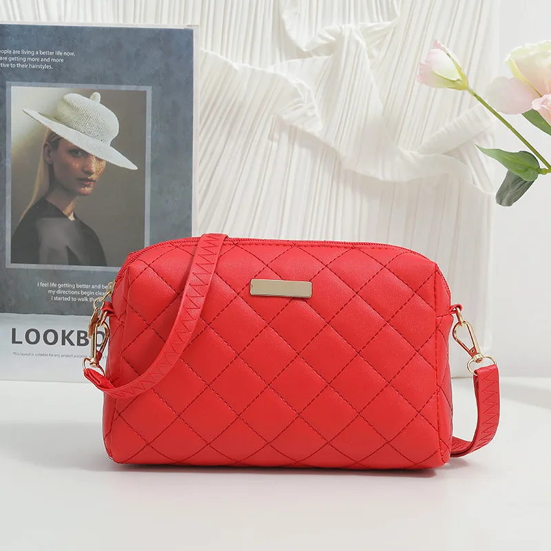 

2022 Luxury Tassel Small Messenger Bag For Women Lingge Embroidery Casual Female Shoulder Bag 2022 Fashion Ladies Crossbody Bags