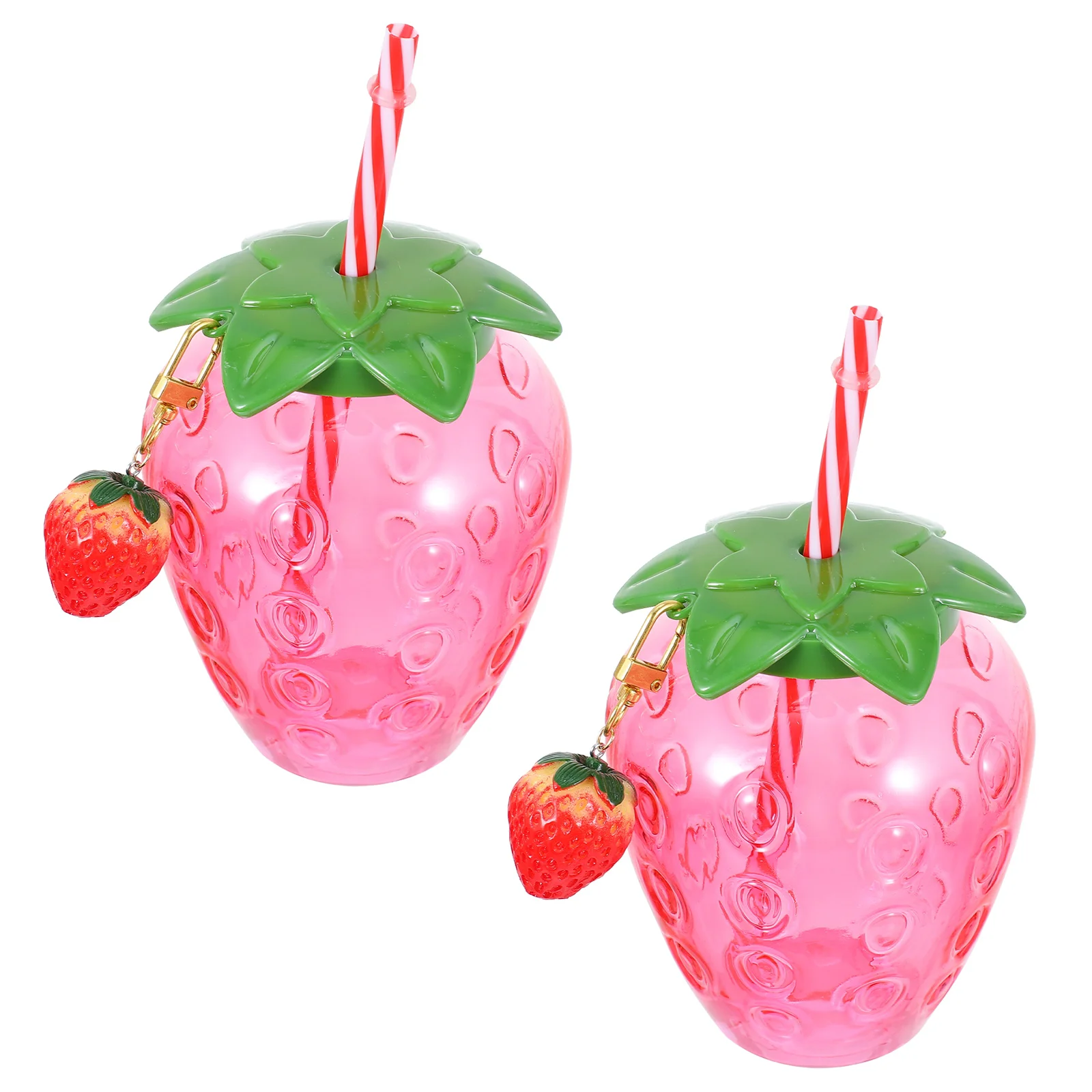 

Cup Party Cups Luau Drink Mugs Plastic Strawberry Fruit Hawaiian Tropical Drinking Decorations Hula Beverage Favors Shaped Tiki