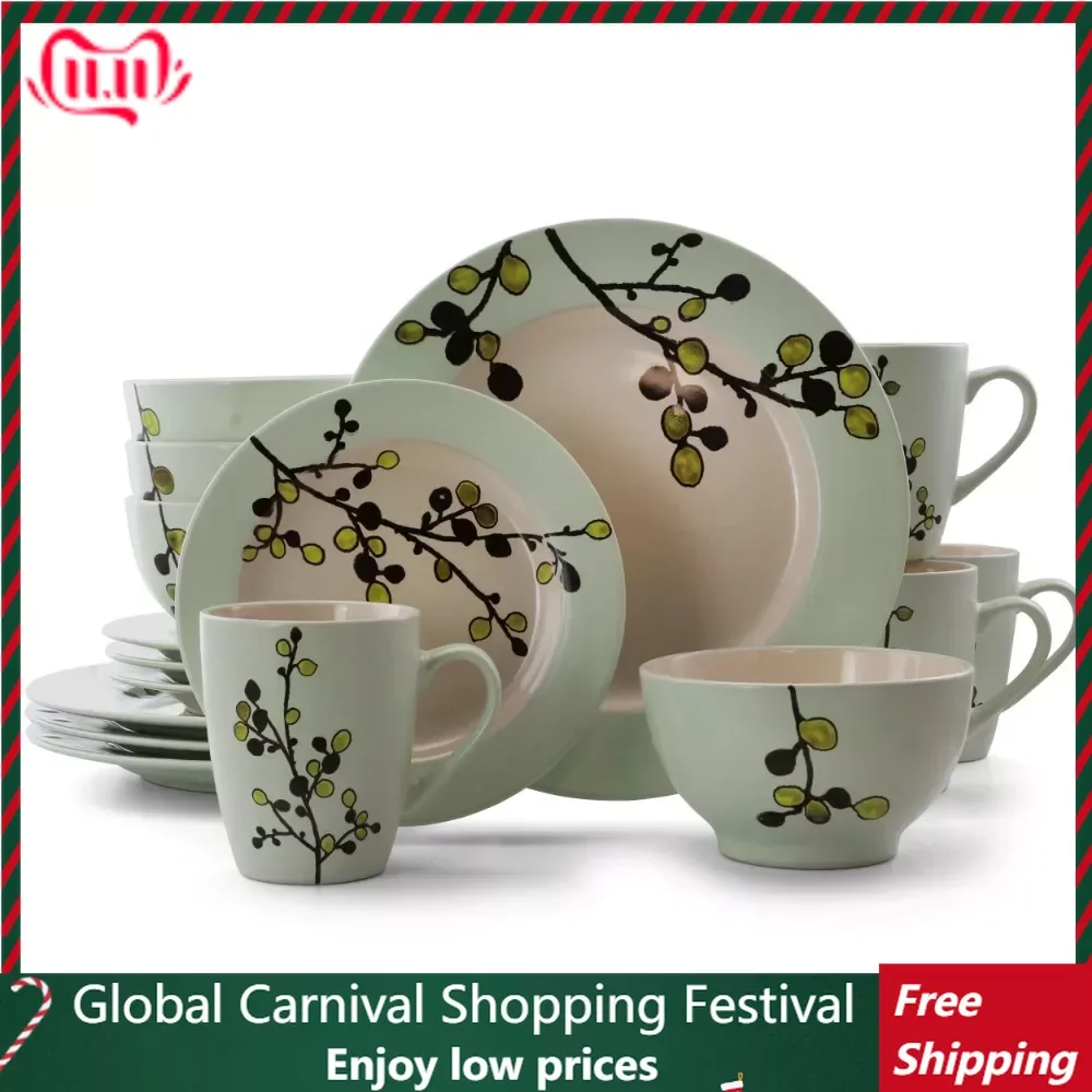 

Набор столовых приборов в стиле ретро, 16 предметов