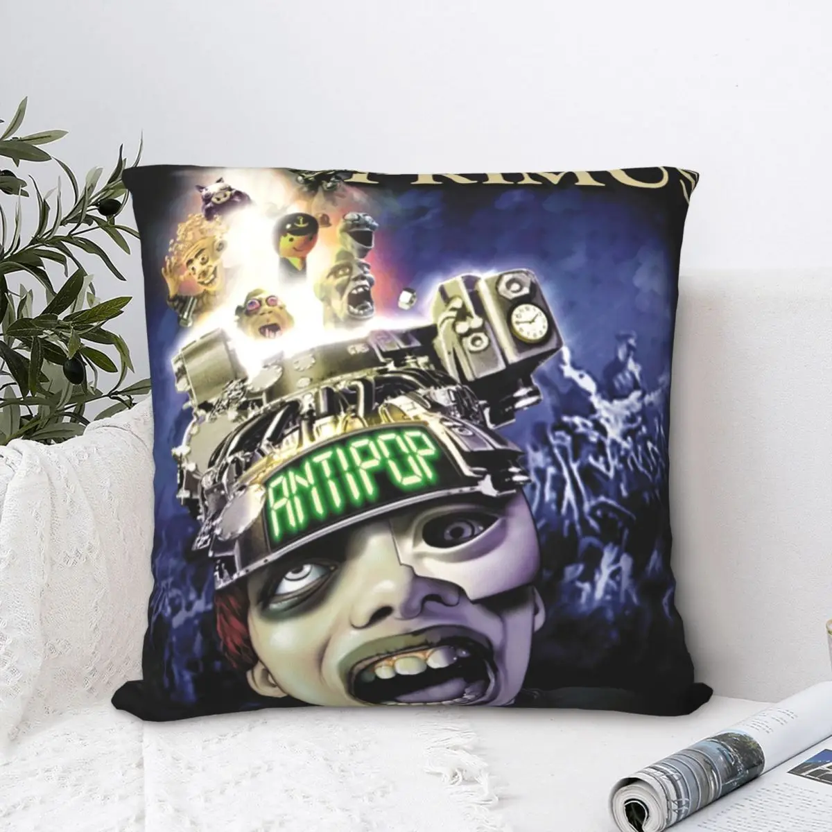 Квадратная наволочка Primus Antipop из полиэстера бархатная декоративная подушка