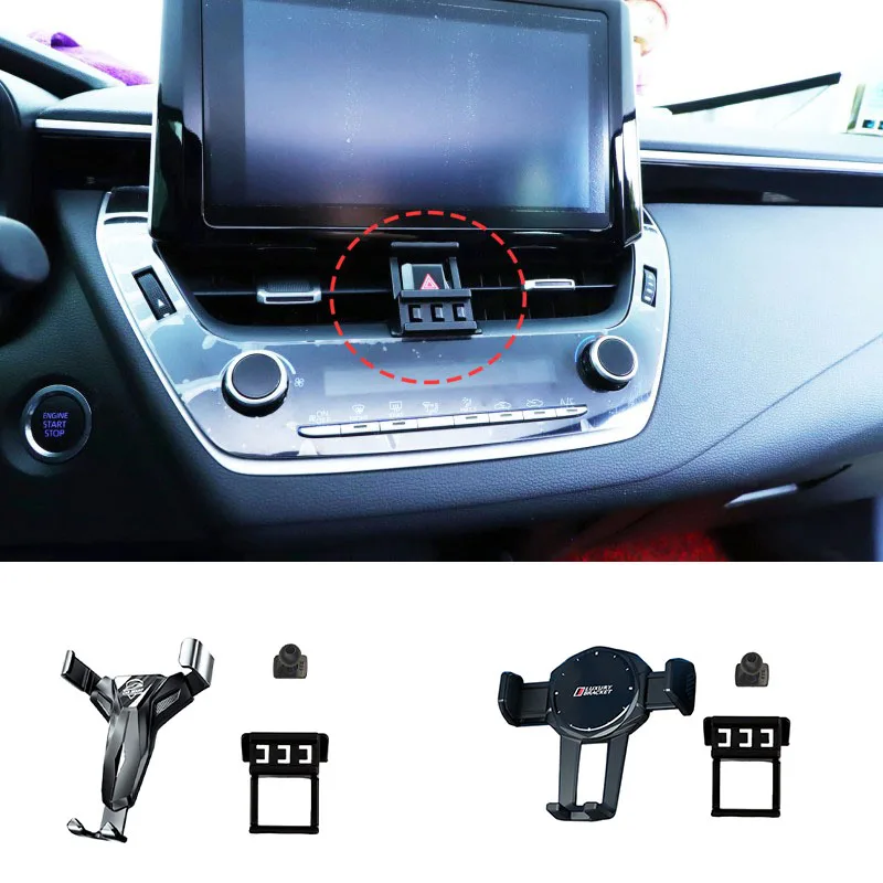 Автомобильный держатель для телефона для Toyota Corolla MK12 2019 фиксированный кронштейн Подставка Мобильная гравитационная связь