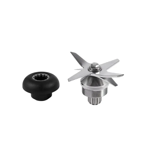 Durable Quality Stainless Steel Silver+Black Blade and Drive Socket Combo Kit for Blender Parts
