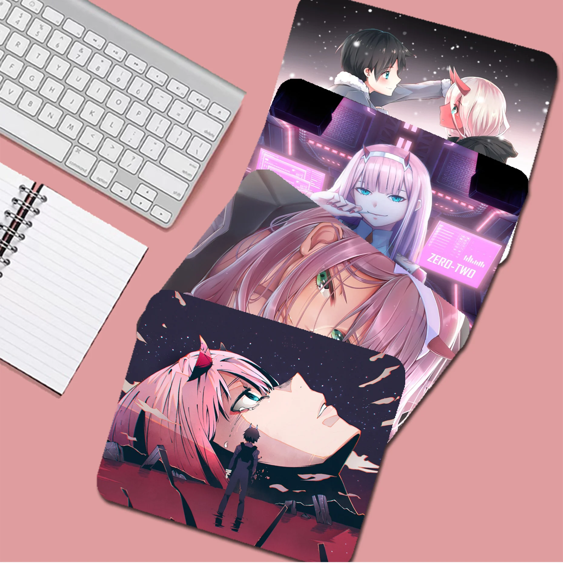 

Darling In The Franxx Zero Two Small Gaming Mouse Pad Gamer Desk Mat Keyboard Pad Decoration Mause Pad Deskpad Home Decor