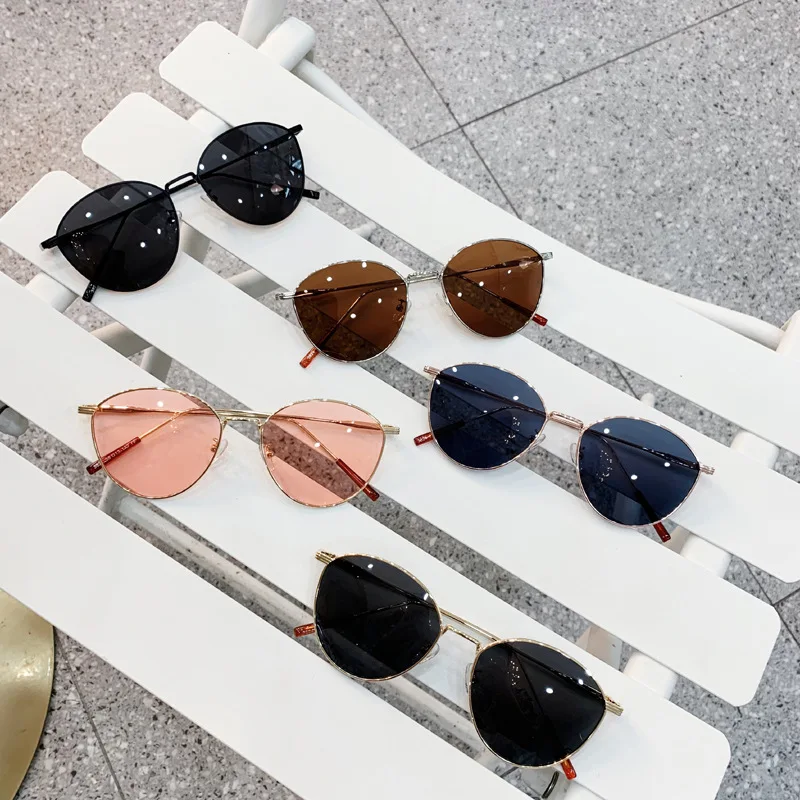 Солнцезащитные очки-бабочки женские винтажные большие солнечные очки в