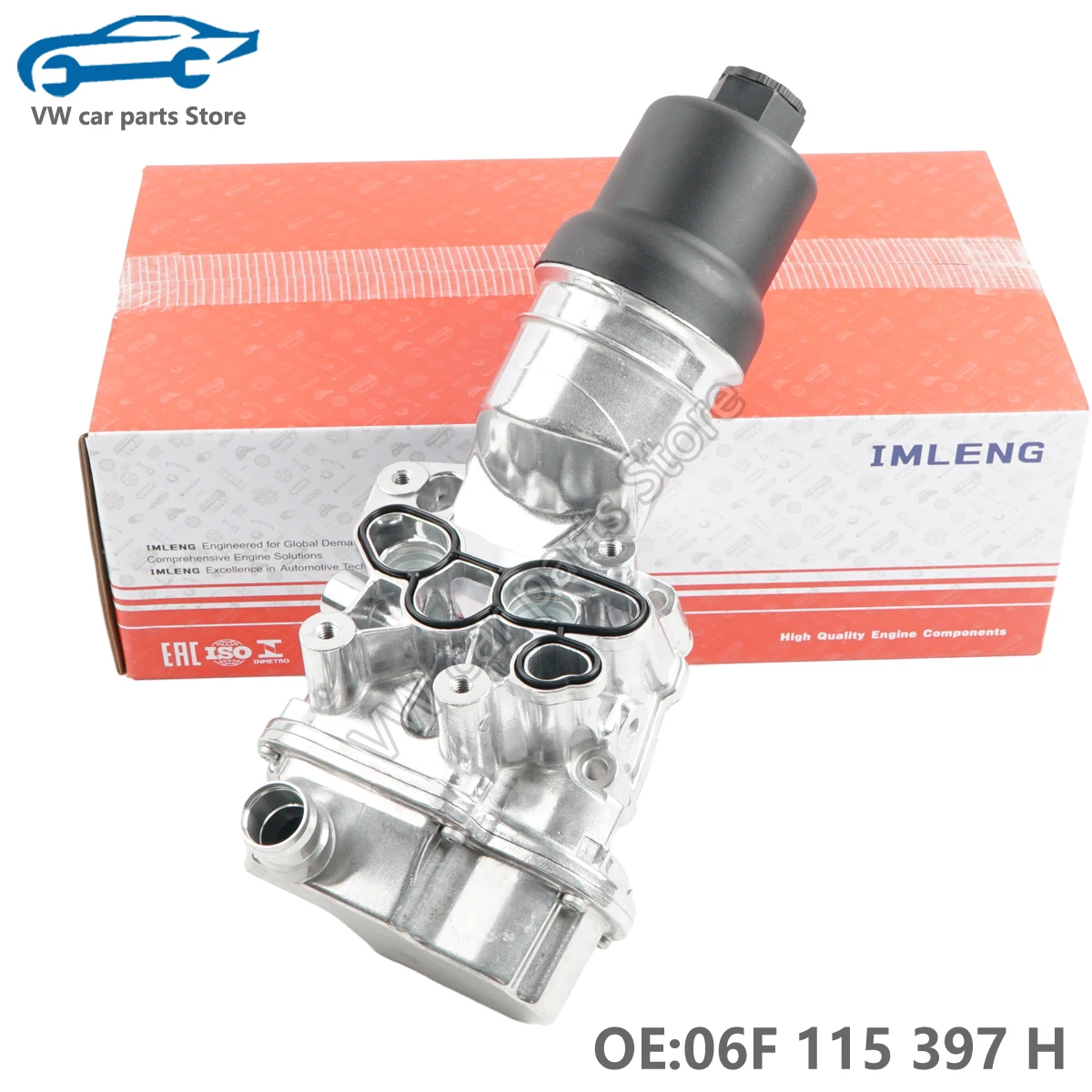 

06F 115397 Алюминиевый адаптер корпуса масляного фильтра H для Audi A1 A3 TT VW EOS Jetta Passat Variant Touran 2.0 FSI 06F 115 397 H/J/E/F