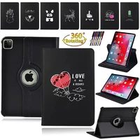 360 degrees rotating tablet cover case for apple ipad pro 9 7pro 10 5 pro 11 20182020 shockproof protective shell pen