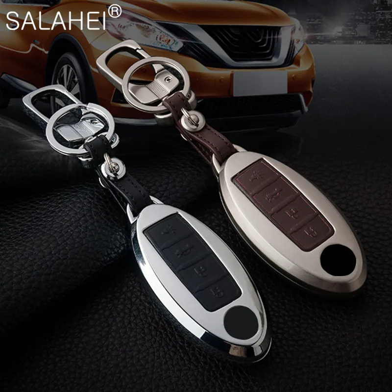

Zinc Alloy Car Smart Key Fob Case Cover Shell for Infiniti Nissan Murano Pathfinder Maxima Lannia Altima Sentra Rogue Armada