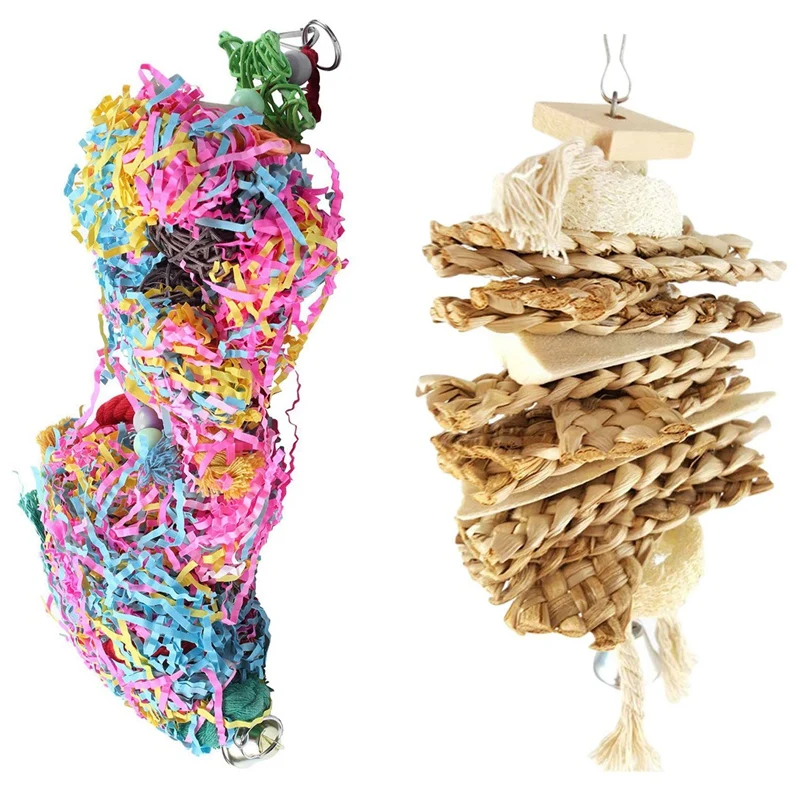 

2 шт., игрушки-грызунки для попугаев