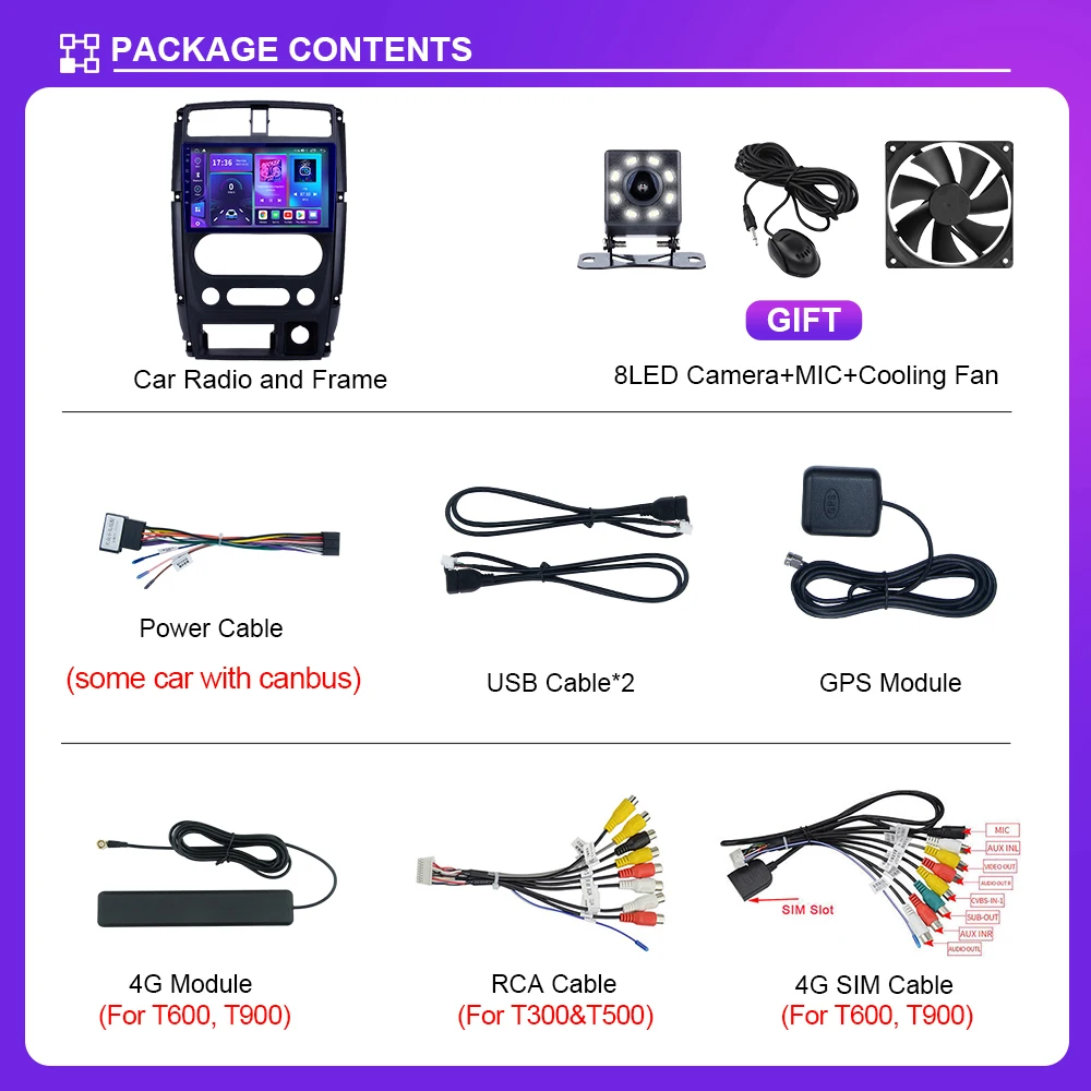 $97.89 EKIY T900 Blu-ray QLED For Suzuki Jimny 2007 - 2012 Car Radio Multimedia Video Player Navigator GPS Stero Auto Android 2 DIN DVD