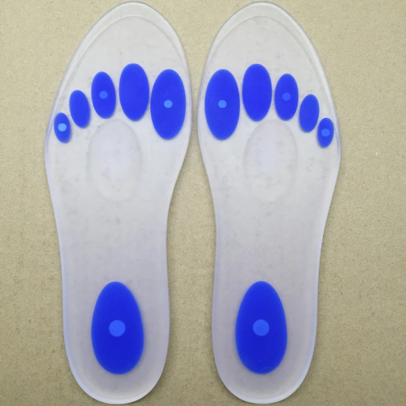 EVA Soft Shoes Pad Silicone Gel Insole Heel Lifting Insert Shoe Foot Care Protector Elastic Cushion Arch Support Magnetic Insole