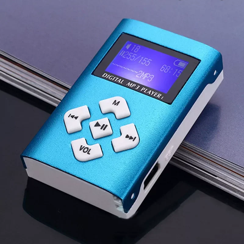 

Music MP3 Player USB Mini Digital MP3 Music Player LCD Screen Metal Support 32GB Micro SD Card 3.5mm Stereo Jack MP3 Player