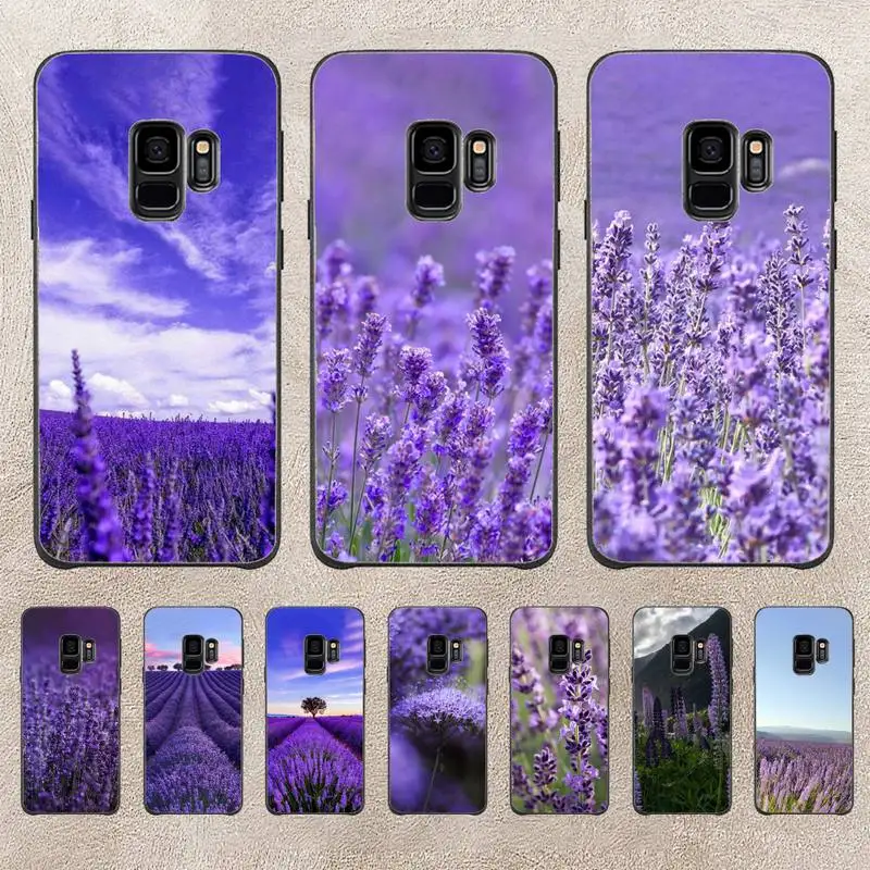 

Lavender Purple Flowers Phone Case For Samsung Galaxy J200 J2 Prime J2 Pro J6 2018 J250 J4 Plus J415 J5 Prime J7