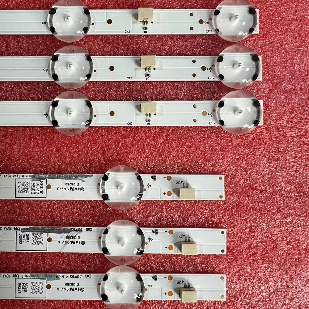 Светодиодная лента для Sanyo 50 дюймов TVE128280 FW50D36FB UDULED0GS056 UDULED0GS057 50W6S1P 50W7S1P