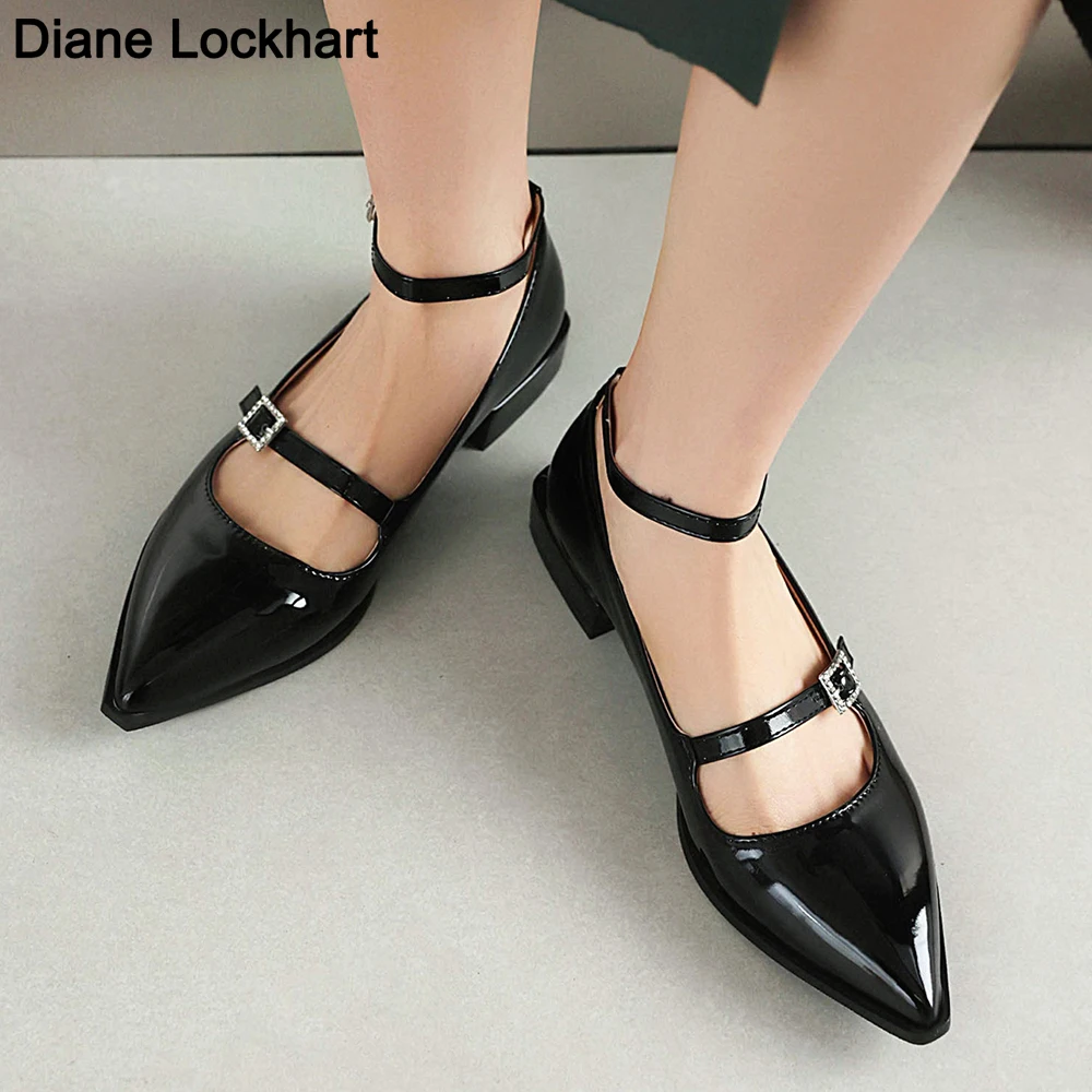 2023 New Brand Women Mary Jane shoes Fashion Ladies Pointed Toe Flat Pumps girl Casual student  ballet shoes chaussures de femme